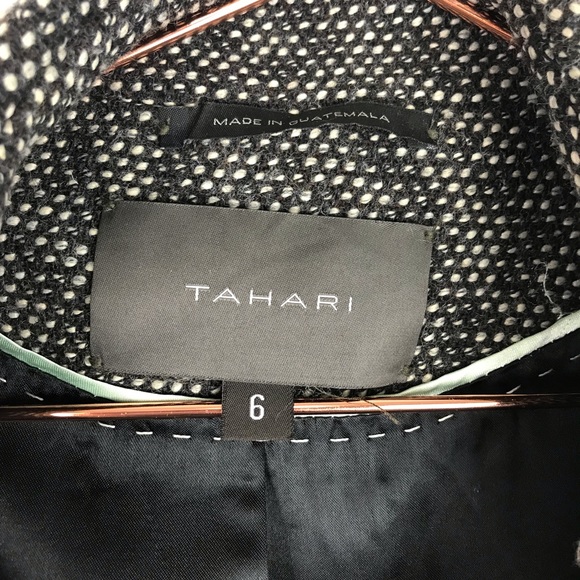 Tahari Wool Blend Trench Coat 6 - Picture 4 of 8